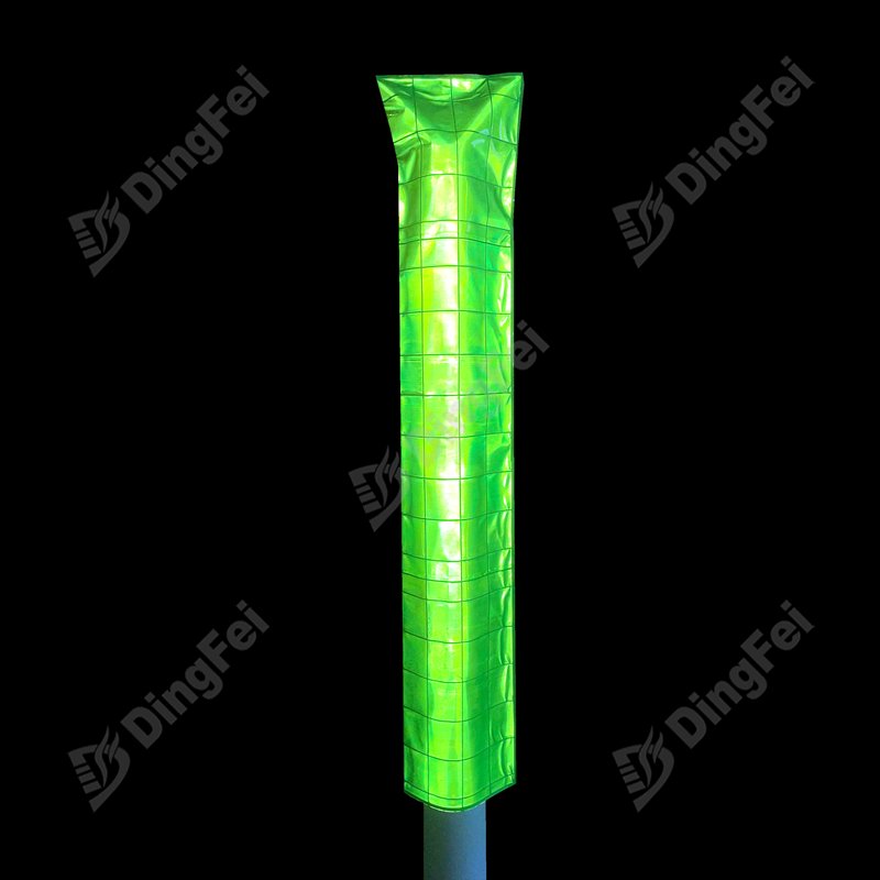 Green Reflective Picket Pockets For PVC Picket - 